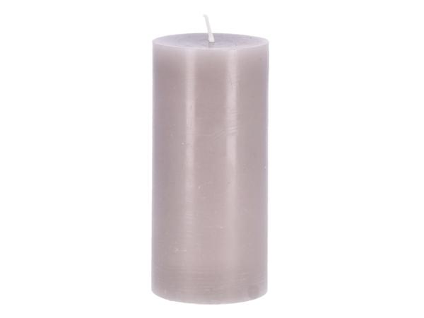 Edelkerze Smooth durchgefärbt H130 D60 Edelkerze Smooth hellgrau ca. 54Std Brenndauer
!! Aktionsartikel- Kein Umtausch / Rückgabe möglich !! D6 H13cm