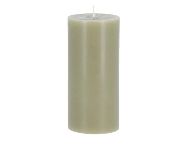 Edelkerze Smooth durchgefärbt H130 D60 khaki ca. 54Std Brenndauer
!! Aktionsartikel- Kein Umtausch / Rückgabe möglich !! D6 H13cm