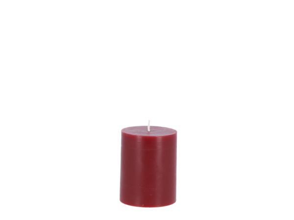 Edelkerze Smooth durchgefärbt H90 D70 rot ca. 42Std Brenndauer
!! Aktionsartikel- Kein Umtausch / Rückgabe möglich !! 