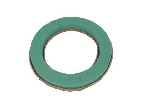 OASIS® BIOLIT® Kranz D68cm mit Recycling-Kartonunterlage, Drahtgittersegmenten u Pulitschaum  D(47)68 H7cm