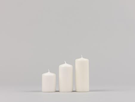 Stumpen H70 D50 wollweiss ca. 15Std Brenndauer Safe Candle ca. 15Std Brenndauer D5 H7cm