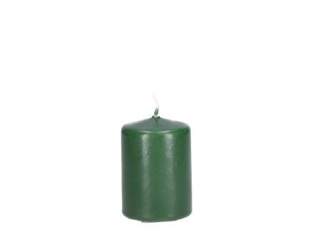 Stumpen H70 D50 jägergrün Safe Candle ca. 15Std Brenndauer
 D5 H7cm