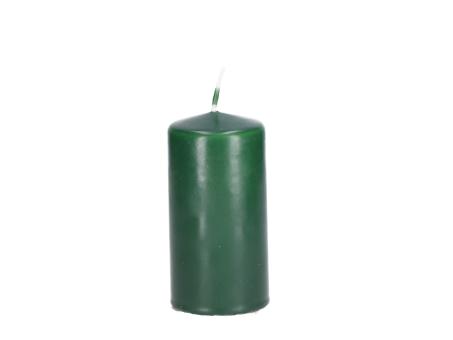 Stumpen H100 D50 jägergrün Safe Candle ca.25Std Brenndauer D5 H10cm