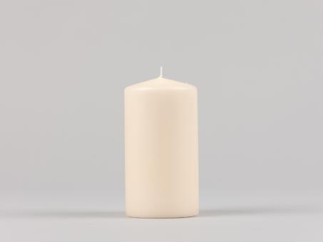 Stumpen H150 D80 creme Safe Candle ca. 90Std Brenndauer D8 H15cm