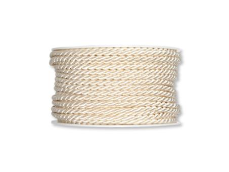 Kordel 4mm 25mr creme 4mm 25mr