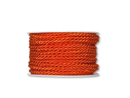 Kordel 4mm 25mr orange  4mm 25mr