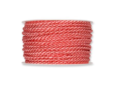 Kordel 4mm 25mr koralle   4mm 25mr
