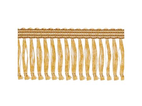 Fransen 4cm 25mr gold selbstklebend 4cm 25mr