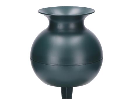 Grabvase Deko H27cm grün H27 D9cm