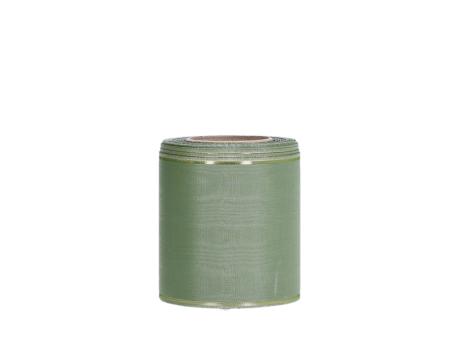 Kranzband Moire 100mm 25mr grün 100mm 25mr