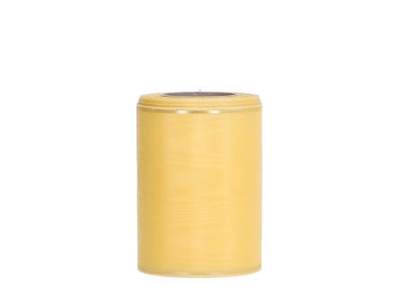 Kranzband Moire 125mm 25mr pastellgelb 125mm 25mr
