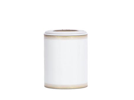 Kranzband Bella Donna 125mm 25mr weiss 125mm 25mr