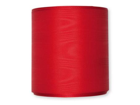 Kranzband Moire Uni 100mm 25mr rot 