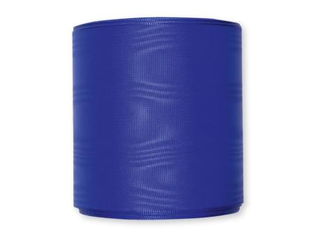 Kranzband Moire Uni 100mm 25mr blau royal 100mm 25mr