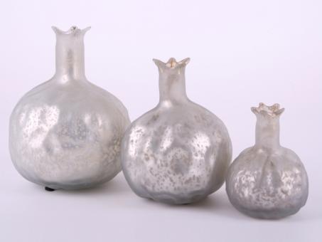 Vase Granatapfel Glas H12cm   D9 H12cm