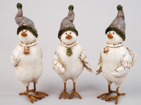 Wintervogel m Mütze 3Mod sort.
!! Aktionsartikel- Kein Umtausch / Rückgabe möglich !! B8 T6 H18,5cm