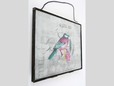 Bild im Metallrahmen Motiv Vogel LittleBird
!! Aktionsartikel- Kein Umtausch / Rückgabe möglich !! B26 H20cm
