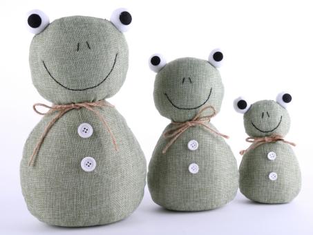 Frosch Stoff z Stellen
!! Aktionsartikel- Kein Umtausch / Rückgabe möglich !! B14 T9 H24cm