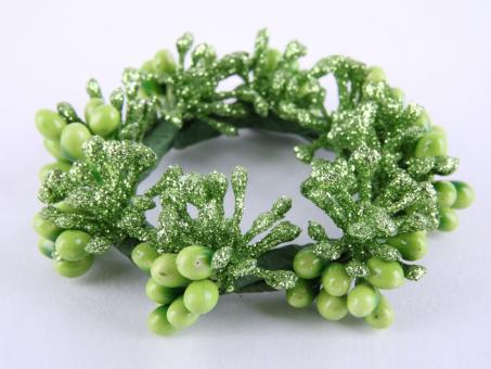 Kerzenring Illexbeeren Uni-Glitter  D6cm
