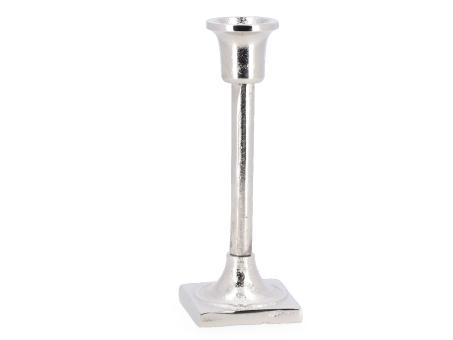 Kerzenhalter Spitzkerze Aluguss vernickelt   D7 H20cm
