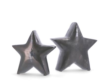 Stern Keramik Bleifinish Magnesium
!! Aktionsartikel- Kein Umtausch / Rückgabe möglich !! D21,5 T 9,5cm