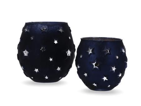 Windlicht Glas m Sternen innen verspiegelt gold
!! Aktionsartikel- Kein Umtausch / Rückgabe möglich !! D17 H17cm