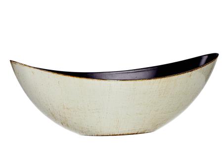 Schiffchen Kunststoff marmoriert B33,5 T11 H11,3cm