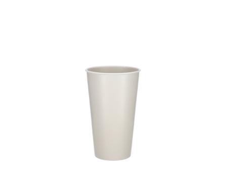 Vase Kunststoff konisch marmoriert 