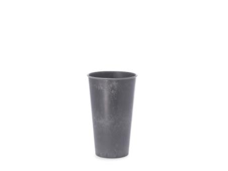 Vase Kunststoff konisch marmoriert D15 H24cm