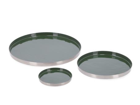 Tablett metall emailliert  D30 H1,5cm