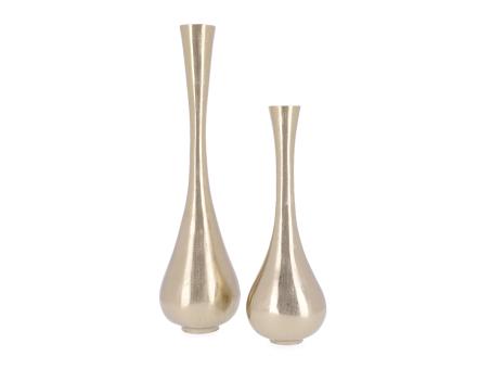 Vase Aluguss Tropfenform  D15 H54cm