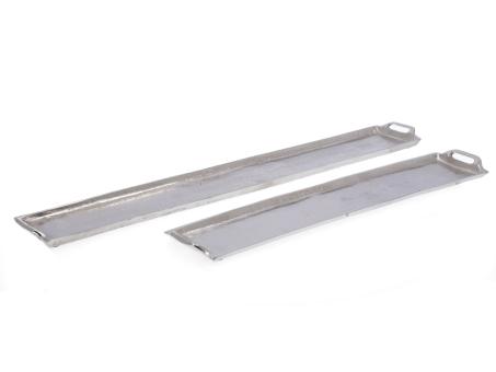 Tablett Aluguss m Tragegriff   B85 T13 H3cm