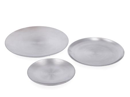 Teller Kunststoff foliert gebürstet D28cm