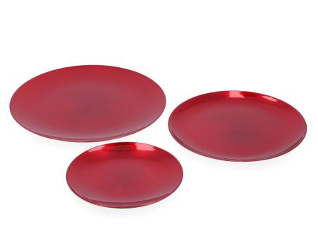 Teller Kunststoff foliert gebürstet D33cm