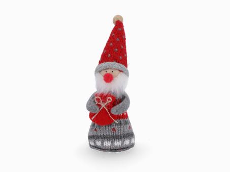 Niko/Schneemann Stoff z stellen 2Mod   D4 H13cm