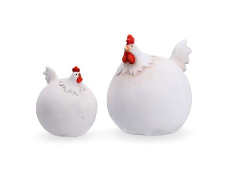 Huhn Terrakotta Kugelform D8,2 H10cm