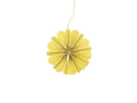 Rosette Blüte Papier Deko z Hängen (Magnetverschluss)
 