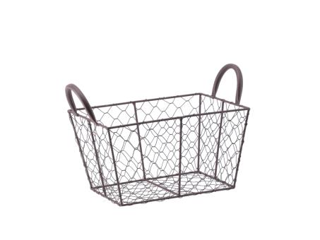 Drahtkorb rechteckig m Henkel  