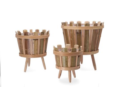 Topf Bambus mit 3Fuss Set3
!! Aktionsartikel- Kein Umtausch / Rückgabe möglich !! D22/27/32 H26/34/40cm