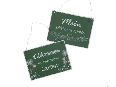 Tafel Blech Spruch 2Mod
!! Aktionsartikel- Kein Umtausch / Rückgabe möglich !! b25 H18cm