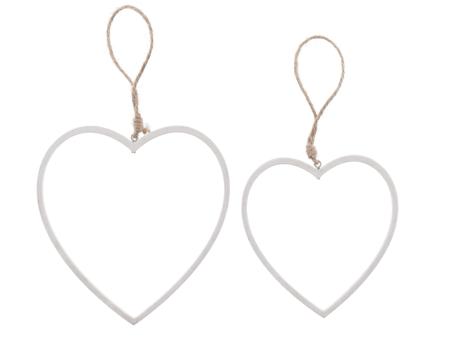 Hänger Herz MDF offen   D16cm
