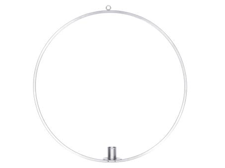 Kerzenhalter Ring Metall Vierkant f Spitzkerze (23mm) D40cm