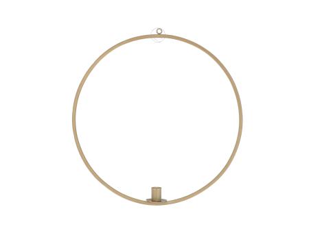 Kerzenhalter Ring Metall Vierkant f Spitzkerze (23mm) D40cm