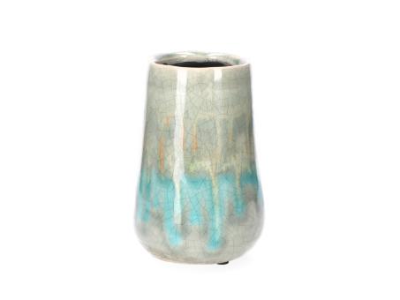 Vase Aquarell Keramik Stoneware glasiert
!! Aktionsartikel- Kein Umtausch / Rückgabe möglich !! D9,5 H15cm