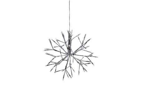 Lichtball Feuerwerk funkelnd 64Lichter (8 funkelnd) LED warmweiss 24Volt m Timer indoor   
