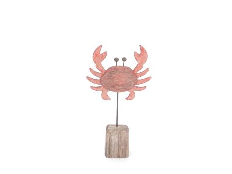 Deko Krebs Holz a Holzsockel
!! Aktionsartikel- Kein Umtausch / Rückgabe möglich !! B14,5 T5 H24cm