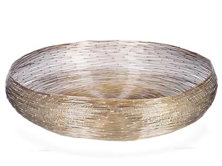 Drahtschale Messing  D50 H15cm