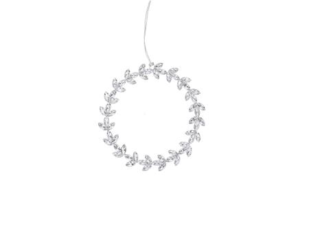 Dekohänger Ring Strass D16cm