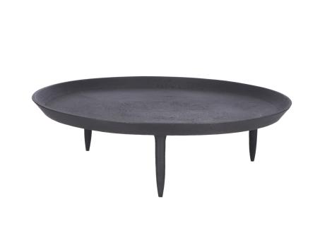 Tablettschale Alu 3 Füße D36 H11cm