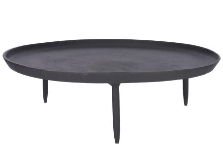 Tablettschale Alu 3 Füße D43 H14cm